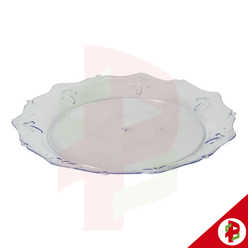 PRATO PARA DOCES 25CM CRISTAL 374