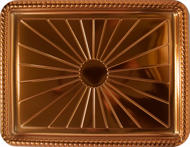 BANDEJA NEOFORM B70 BRONZE 280MMX380MM