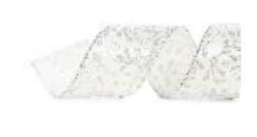 FITA 6,3CMX914CM NATAL FOLHAS PRATA