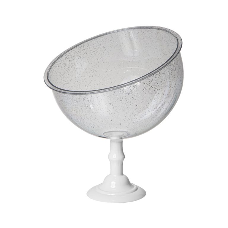 BALEIRO CANDY 1500ML GLITTER BRANCO