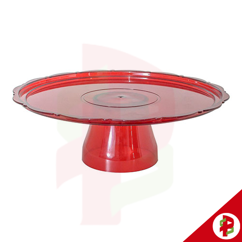 [78236] BOLEIRA GD 32X13,5 TRANSP VERMELHA 184