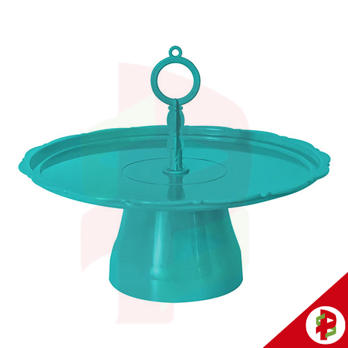 [68731] BOLEIRA PARIS PQ SUPORTE ARGOLA AZUL TURQUESA 326