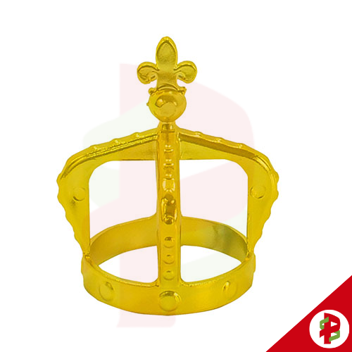 [42046] COROA PARA TUBETE METAL DOURADA C25
