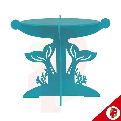 [82589] PORTA DOCES SEREIA AZUL TIFFANY