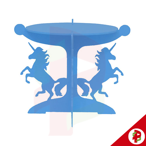 [82585] PORTA DOCES UNICORNIO AZUL CLARO