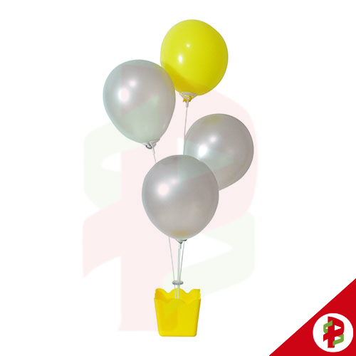 [77644] SUP BALAO ACRIL CACHEPOT 4HT AMARELO