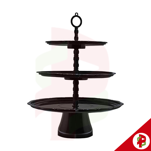 [65666] TORRE PARA DOCES 03 ANDARES PRETA 316