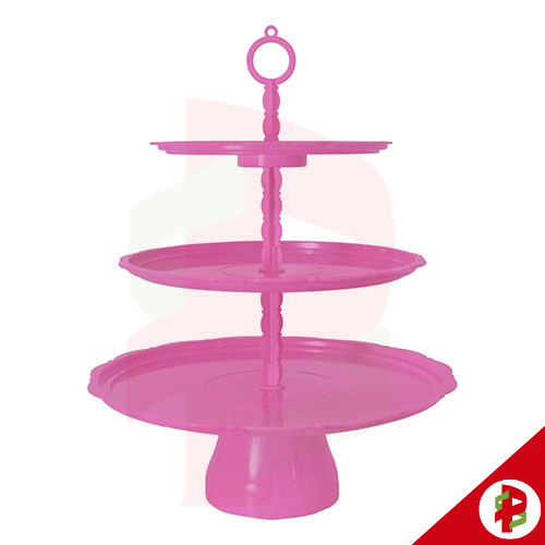 [65695] TORRE PARA DOCES 03 ANDARES ROSA CLARO 317
