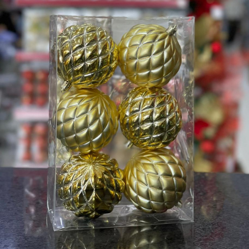 [34332] BOLA 08CM LOSANGOS OURO C06