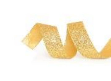 [46001] FITA 3,8CMX914CM NATAL GLITTTER OURO