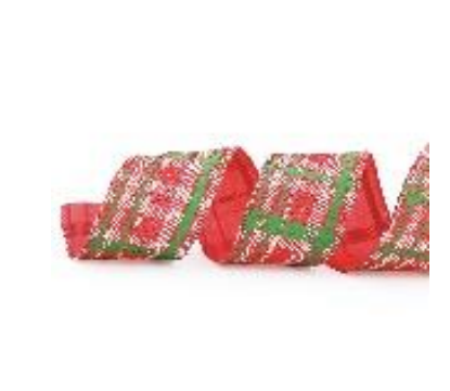 [46019] FITA 6,3CMX914CM NATAL XADREZ VERMELHO VERDE