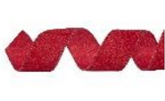 [52266] FITA 3,8CMX914CM GLITTER VERMELHO
