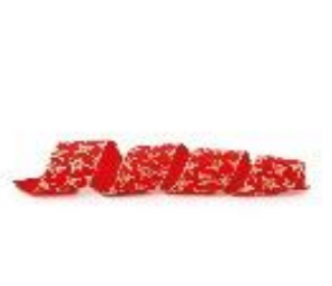 [52268] FITA 6,3CMX914CM NATAL PINHEIRO VERMELHO OURO