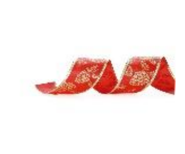 [52272] FITA 3,8CMX914CM NATAL PINHAS VERMELHO OURO