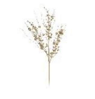 [53876] GALHO FOLHAS GLITTER OURO GALHOS GRANDES