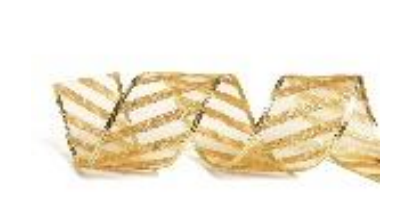 [71993] FITA 6,3CMX914CM NATAL LISTRAS GLITTER OURO
