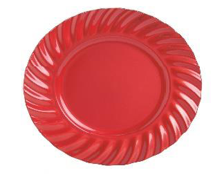 [1003594] SOUSPLAT BORDA ONDULADA VRM 33cm () C/1 UN