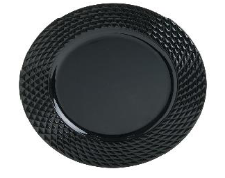 [1003605] SOUSPLAT BORDA TRABALHADA PTO 33cm () C/1 UN