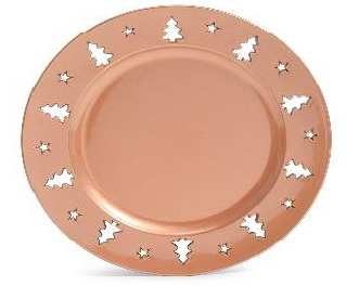 [1009691] SOUSPLAT C/PINHEIRO E ESTRELA REG 33cm () C/1 UN