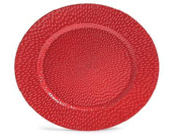 [1009718] SOUSPLAT DECORATIVO TEXTURIZADO VRM 33cm () C/1 UN