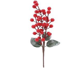 [1014395] PICK DECOR FOLHAS/FRUTAS VRM/VRD 12cm () C/1 UN