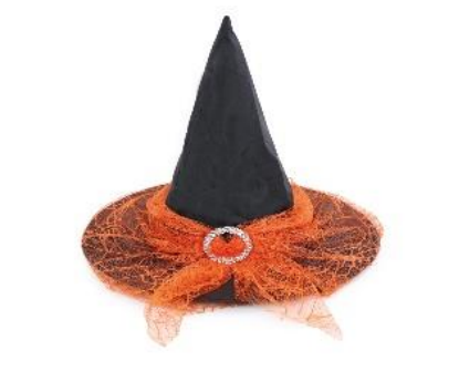 [29004695] CHAPEU BRUXA MILA LARANJA C/1 UN