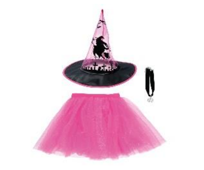 [29004758] KIT ADERECOS BRUXINHA ROSA C/4 PECAS KIT C/1 UN