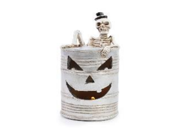 [29005270] CAVEIRA DECORATIVA METALIZADA JACK C/1 UN