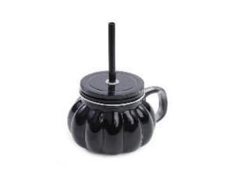 [29005323] COPO COM CANUDO ABOBORA PRETO C/1 UN