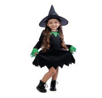[29005676] FEITICEIRA 9-12 ANOS PRETO C/VERDE KIT C/1 UN