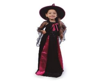 [29005947] FANTASIA BRUXA BLAIR 7 A 9 ANOS C/2 PECAS KIT C/1 UN
