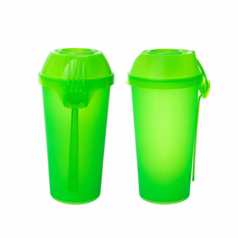 [67276] COPO SALAD CUP PP COLORS 850ML VERDE FLUOR