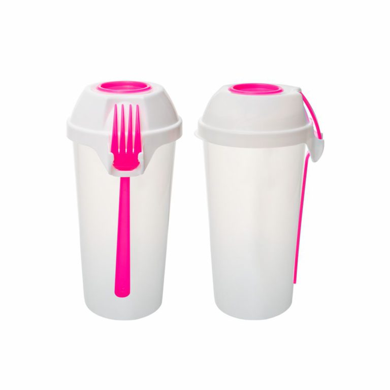 [67270] COPO SALAD CUP PP 850ML ROSA FLUOR