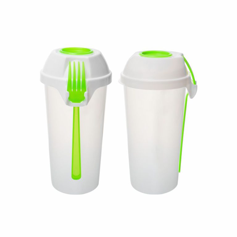 [67274] COPO SALAD CUP PP 850ML VERDE FLUOR