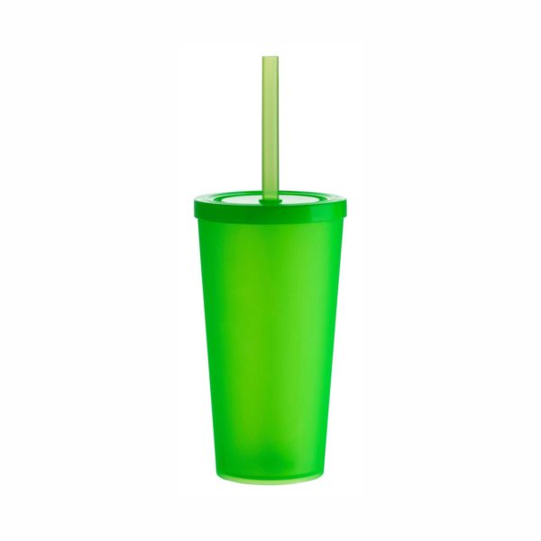 [67519] COPO TEEN CUP 400ML VERDE FLUORESCENTE