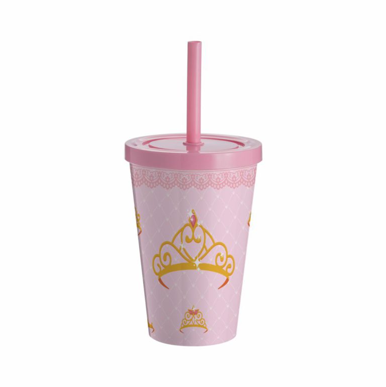[71305] COPO BABY 350ML EST RAINHA ROSA BEBE