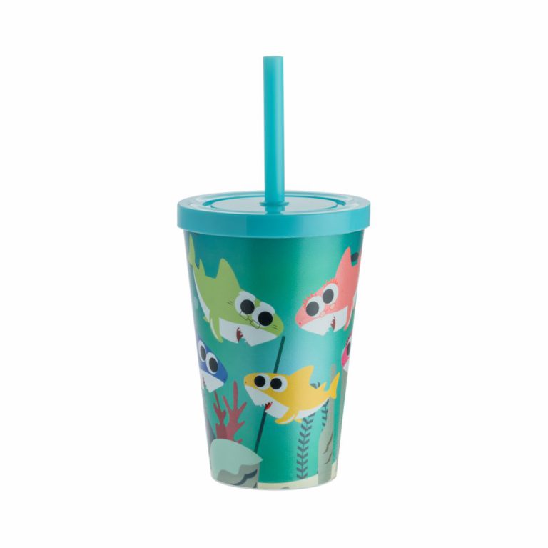 [71313] COPO BABY 350ML EST TUBARAOZINHO AZUL TIFFANY