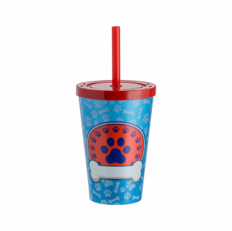 [71312] COPO BABY 350ML EST CANINO VERMELHO